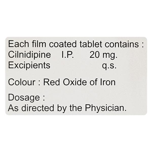 Cilnipres 20mg Tablet 10'S
