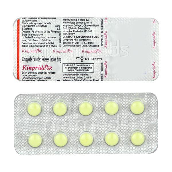 Kinpride SR 3mg Tablet 10'S