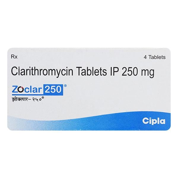 Zoclar 250mg Tablet 4'S