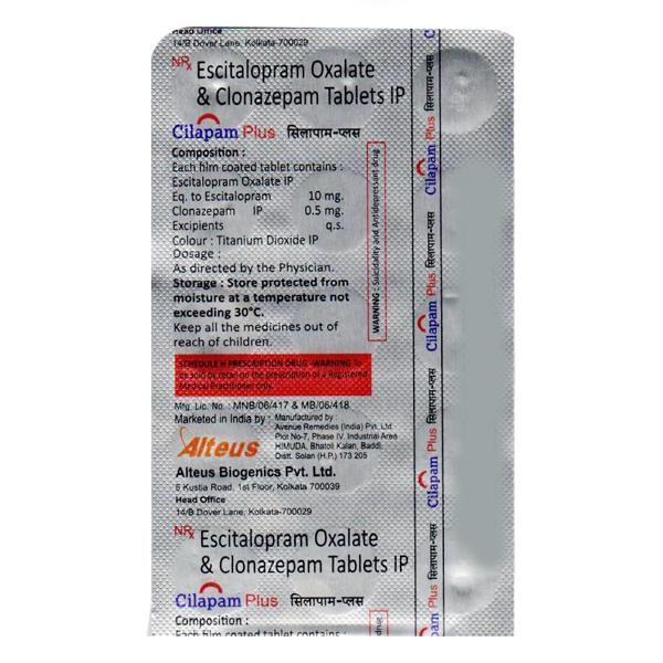 CILAPAM PLUS Tablet 15's