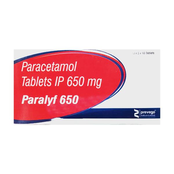 PARALYF 650 Tablet 10's