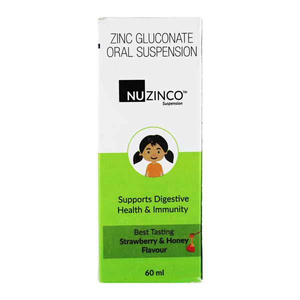 NUZINCO STRAWBERRY & HONEY FLAVOUR Oral Suspension 60ml