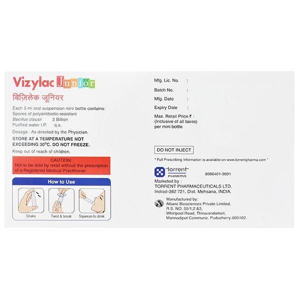 VIZYLAC JUNIOR Suspension 5ml