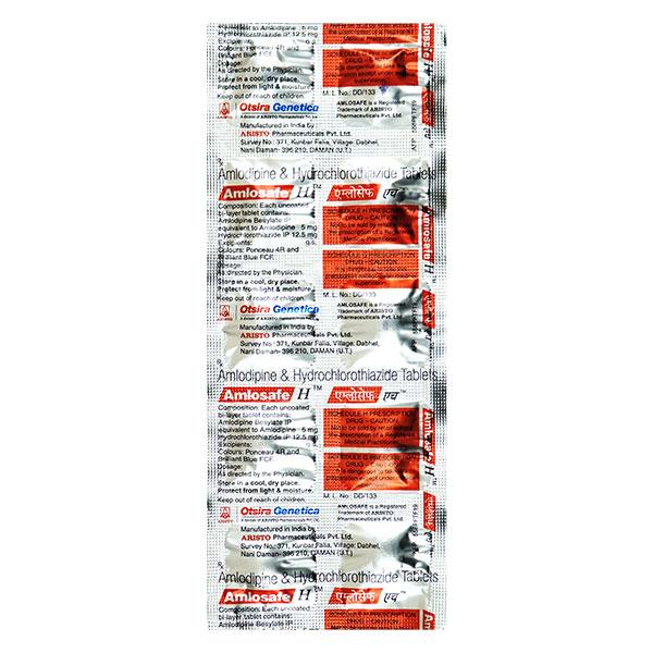 Amlosafe H Tablet 10'S