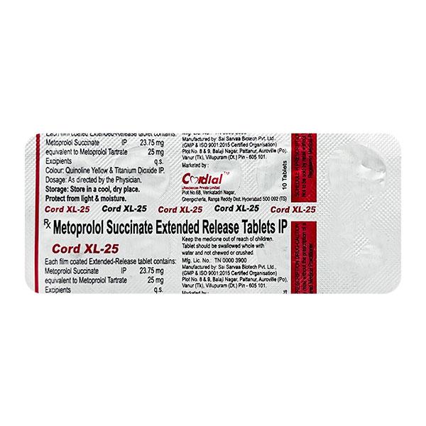 CORD XL 25mg Tablet 10's