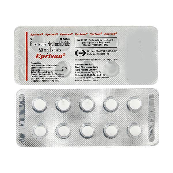 Eprisan 50mg Tablet 10'S