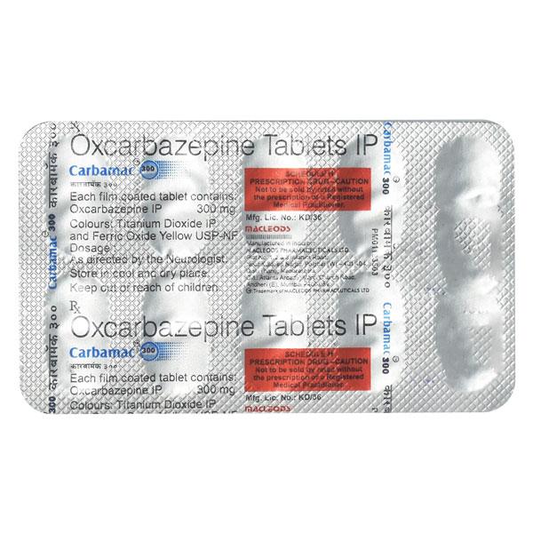 Carbamac 300mg Tablet 10'S