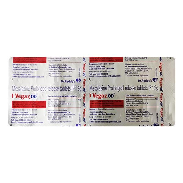 VEGAZ OD 1.2g Tablet 15's