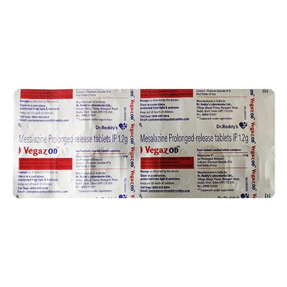 VEGAZ OD 1.2g Tablet 15's