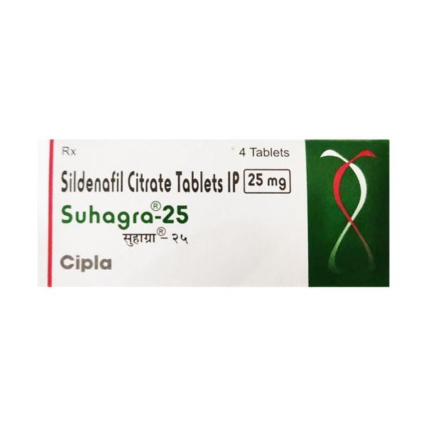 Suhagra 25mg Tablet 4'S