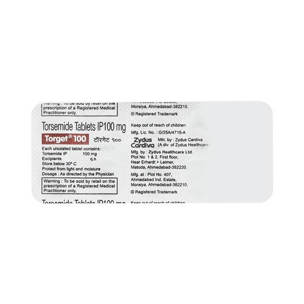 Torget 100mg Tablet 10'S