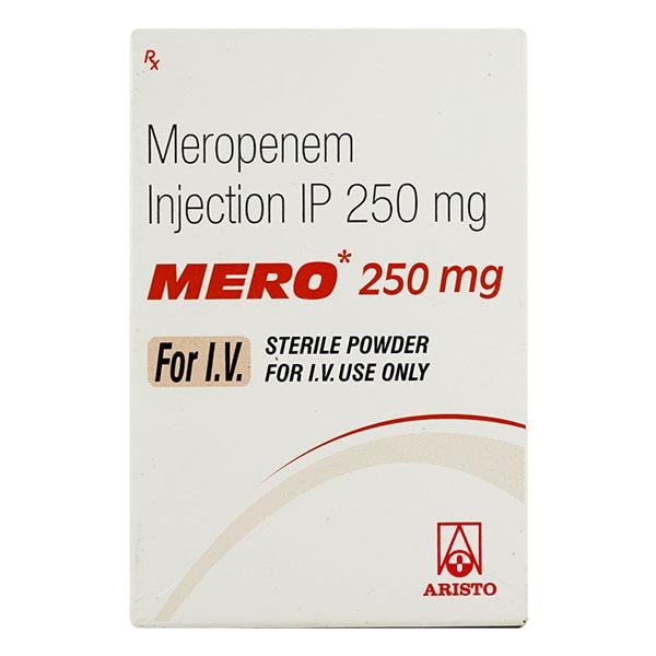 Mero 250mg Injection 1'S