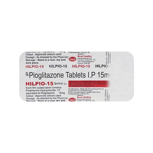 Hilpio 15mg Tablet 10'S