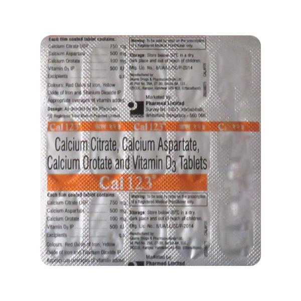 CAL 123 Tablet 15'S