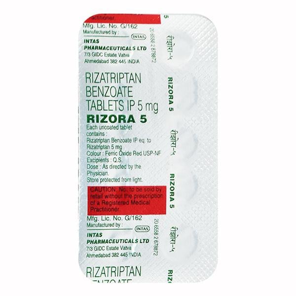 Rizora 5mg Tablet 4'S