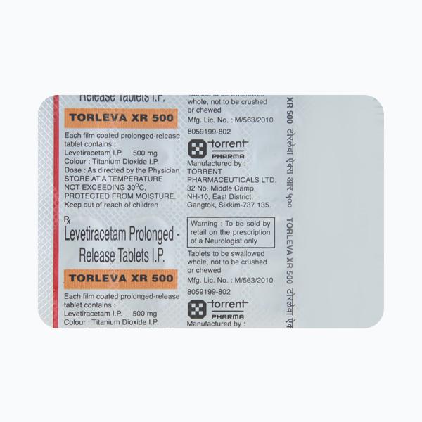 Torleva XR 500mg Tablet 10'S