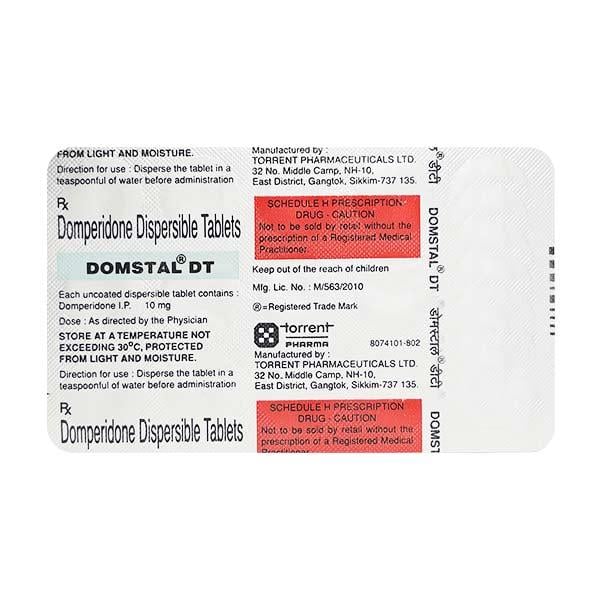 DOMSTAL DT 10mg Tablet 15's