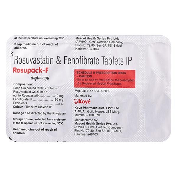 Rosupack F 10/160mg Tablet 30'S