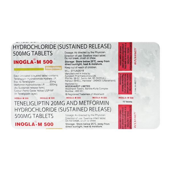 Inogla M 500 Tablet 10'S