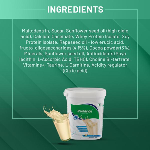 Prohance Vanilla Powder 400gm