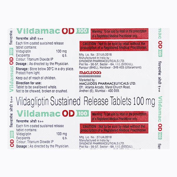 VILDAMAC OD 100 Tablet 15's