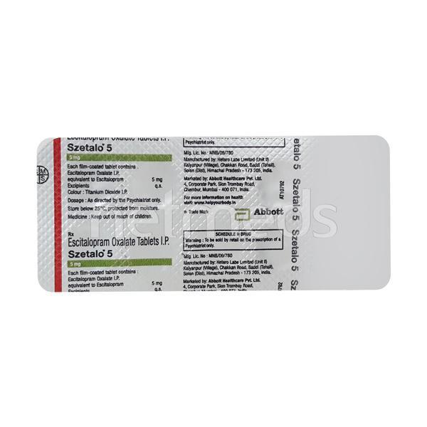 Szetalo 5mg Tablet 10'S
