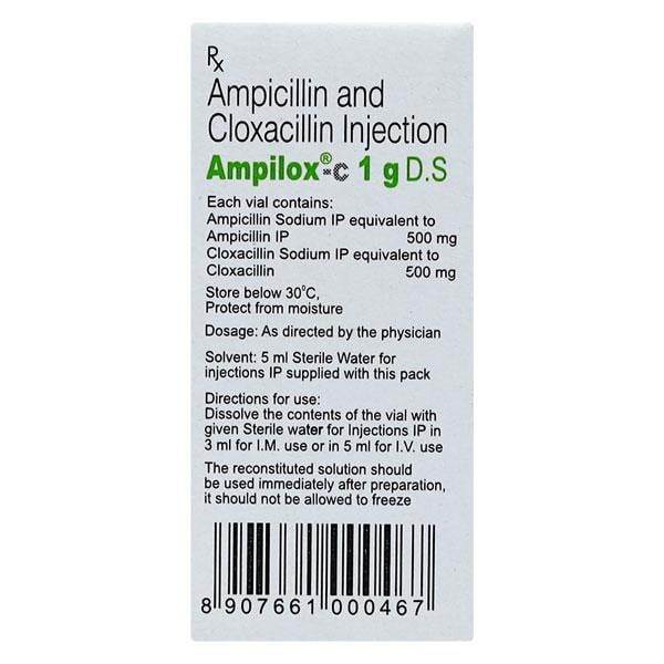 AMPILOX C DS 1gm Injection 1's