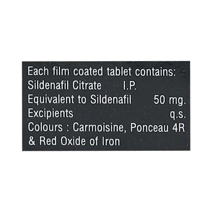 ZEAGRA 50mg Tablet 4's