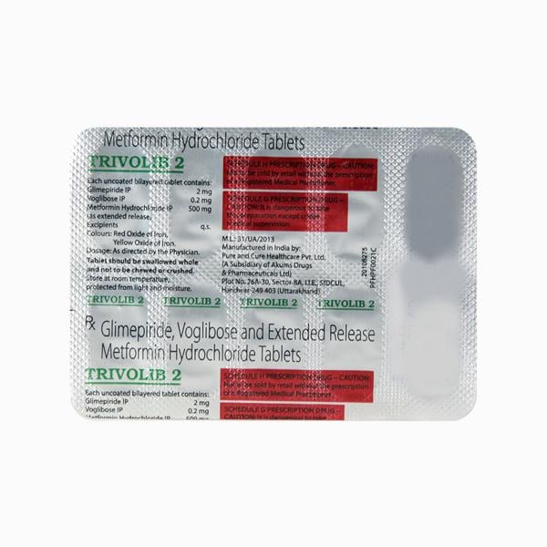 Trivolib 2mg Tablet 10'S