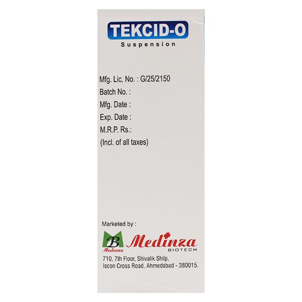 TEKCID O SUGAR FREE Oral Suspension 170ml