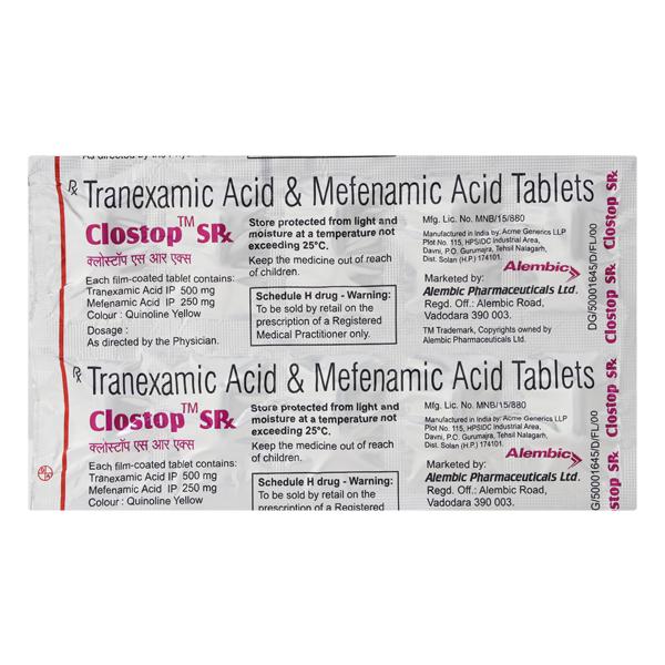 Clostop Srx Tablet 10'S