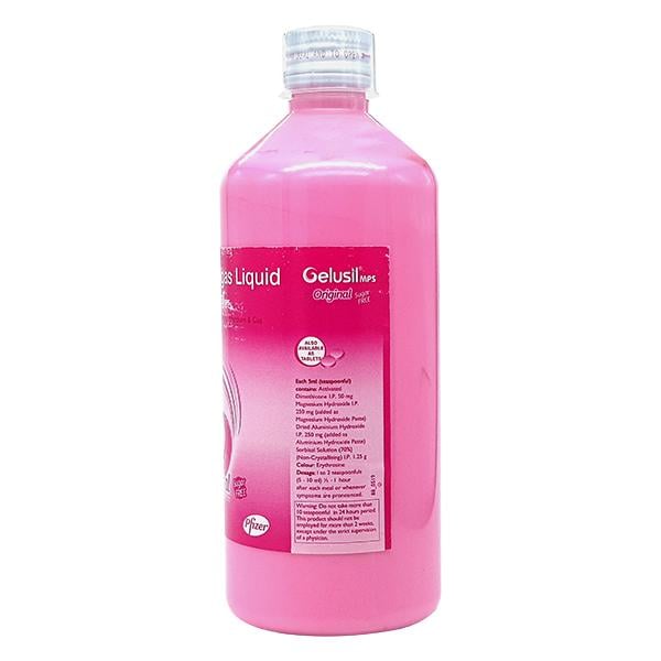 GELUSIL MPS Original Sugar Free Mint Flavour Liquid 400ml