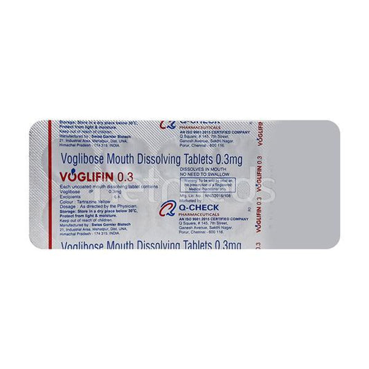 Voglifin 0.3mg Tablet 10'S