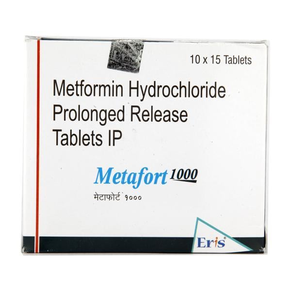 Metafort 1000mg Tablet 15'S