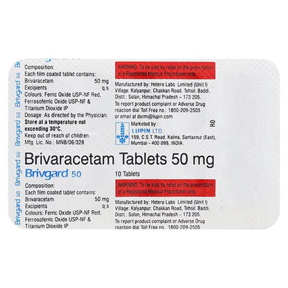 BRIVGARD 50 Tablet 10's