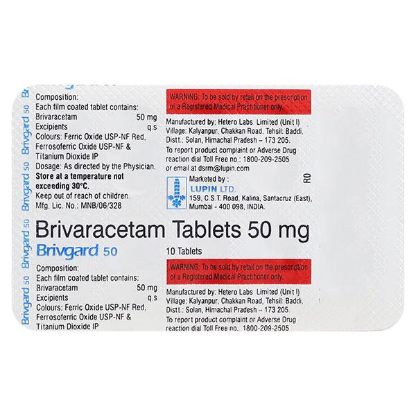 BRIVGARD 50 Tablet 10's