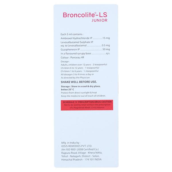 BRONCOLITE LS JUNIOR Syrup 60ml