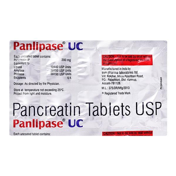 PANLIPASE UC Tablet 10's