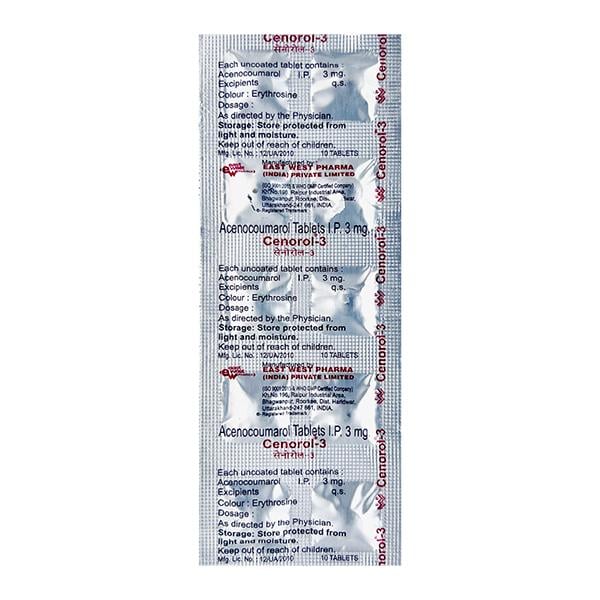 Cenorol 3mg Tablet 10'S