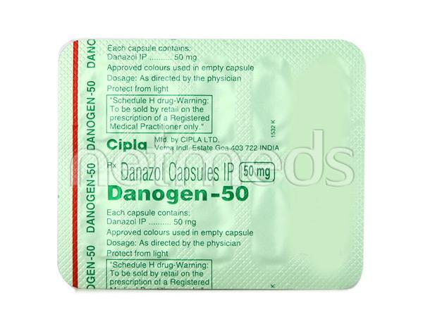 Danogen 50mg Capsule 10'S