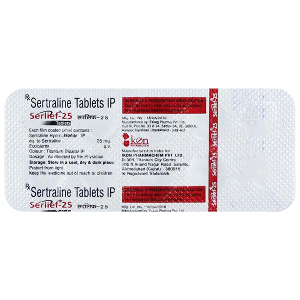 SERLIEF 25 Tablet 10's