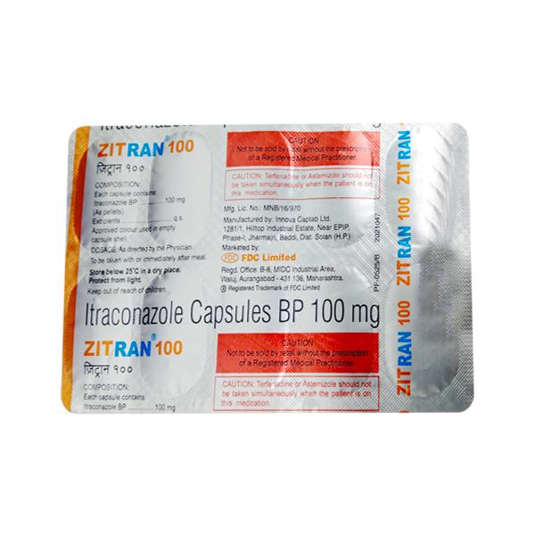 ZITRAN 100 Capsule 10's