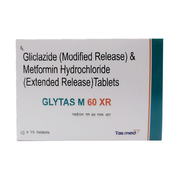 GLYTAS M XR 60 Tablet 15's
