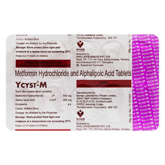 Ycyst M Tablet 10'S