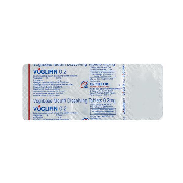 Voglifin 0.2mg Tablet 10'S