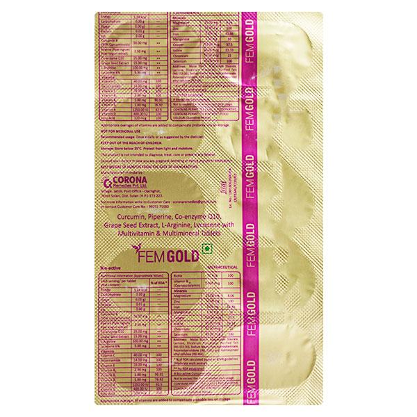 FEMGOLD Tablet 10's