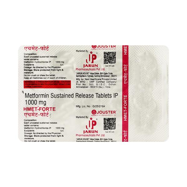 Hmet Forte Tablet 10's