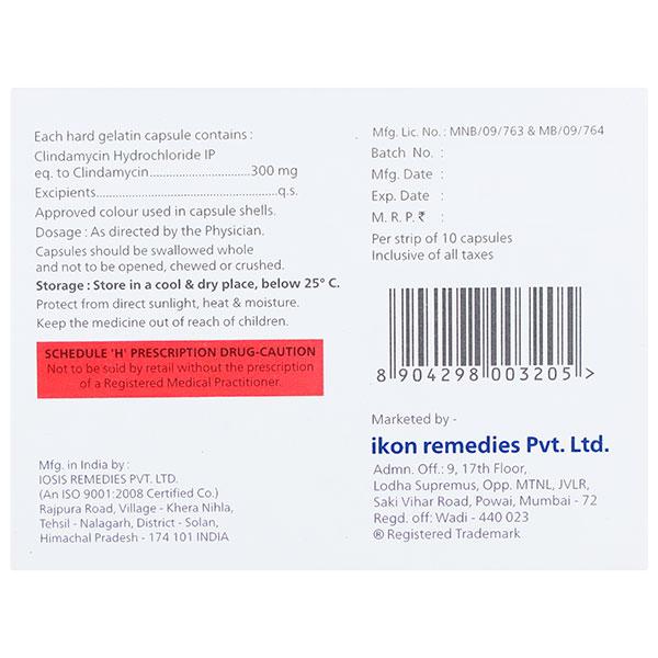 CLINVIVA 300mg Capsule 10's