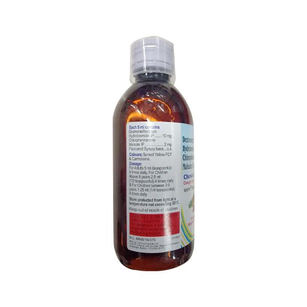CHESTON DX Pineapple & Raspberry Flavour Cough Syrup 100ml