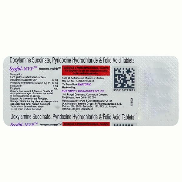 SYSFOL NVP Tablet 10's